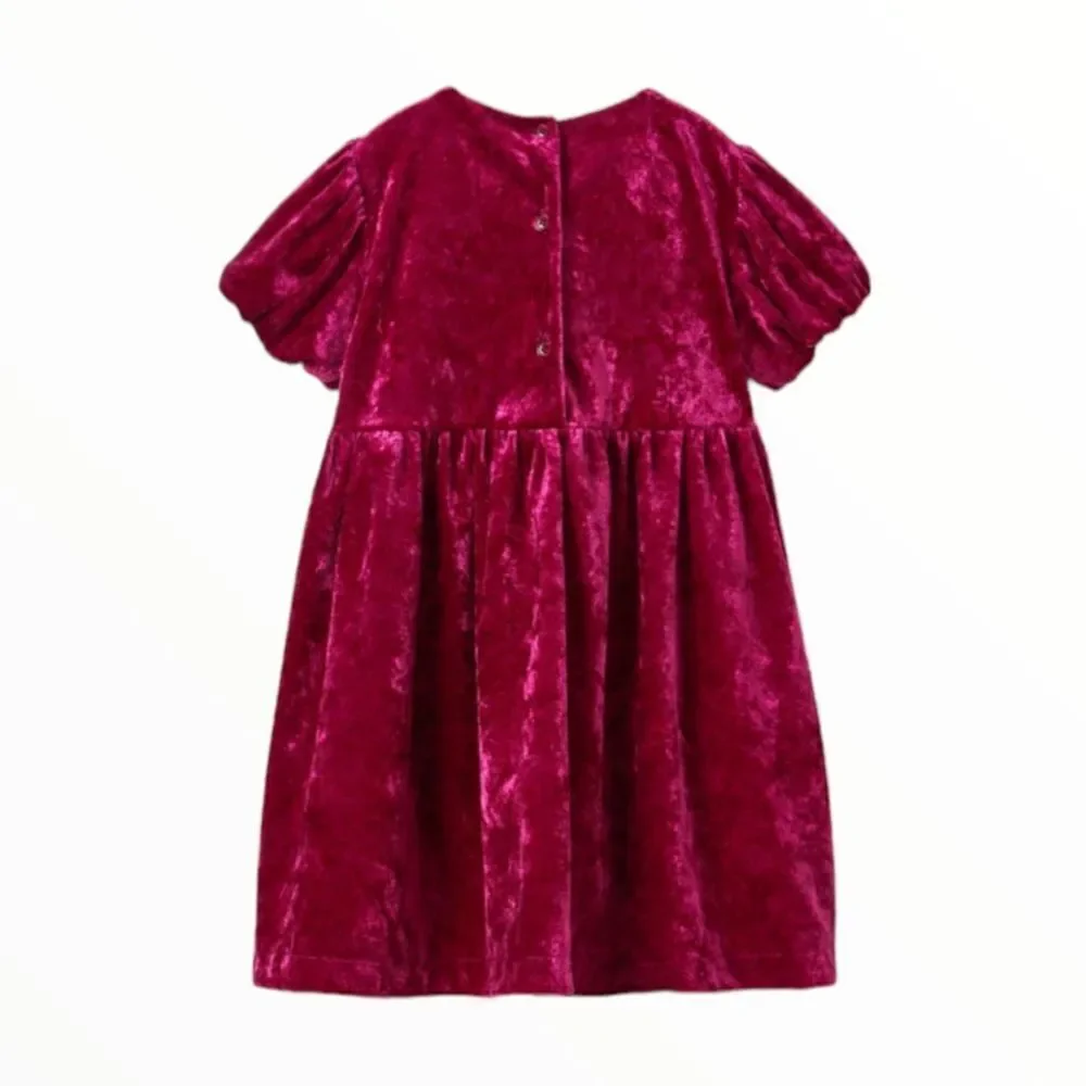 ZARA Kids | Burgundy | VELVET DRESS